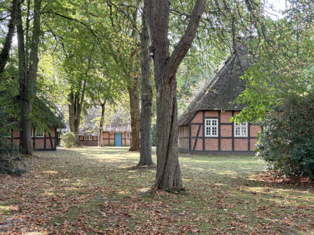 stedingehre is a fake village contracten as a decor for Germanic festivals