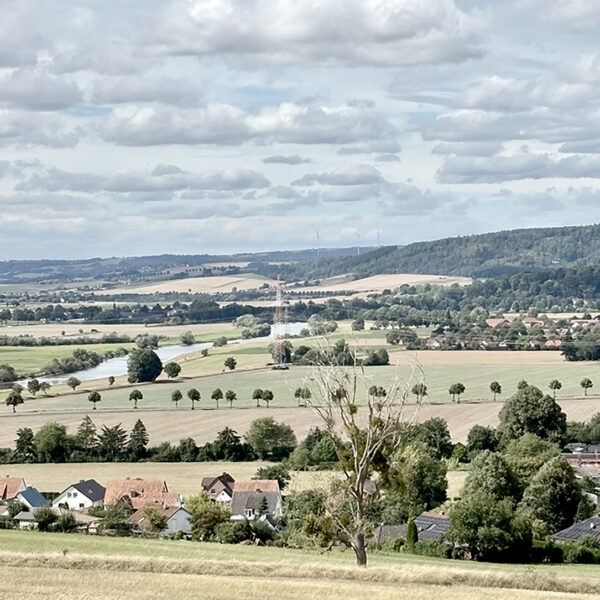 the Blut und boden landscape of the Weser river was the stage set for the mass rallies of the Nazi's farmers organization